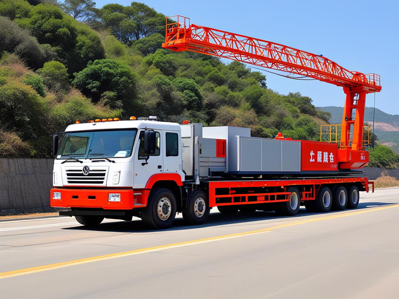 平潭县运输履带吊用什么车？